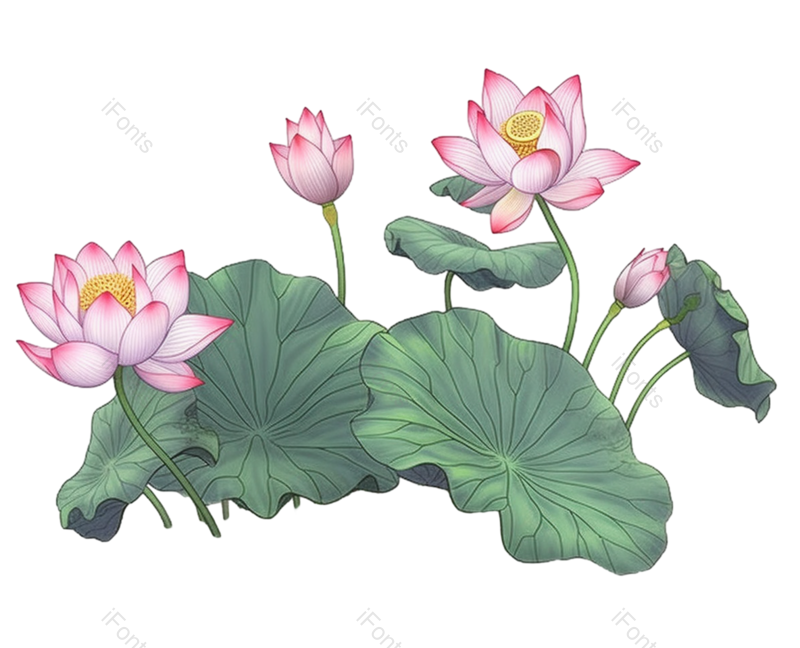 叶子图片,元素元素,荷花PNG,夏天免抠素材